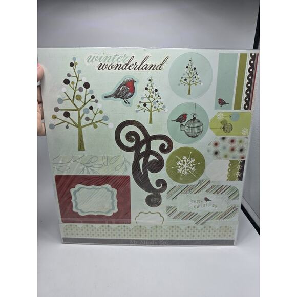 My Mind’s Eye BE MERRY/SNOWED IN Paper & Accessories Pack 2009 Scrapbooking NEW - Picture 4 of 4